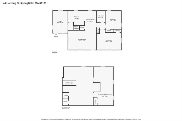 44 Harding St, Springfield, MA 01109