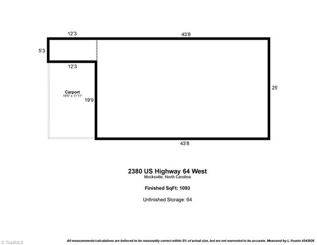 2380 W US HIGHWAY 64, Mocksville, NC 27028