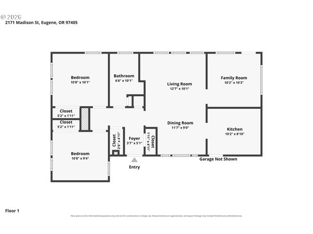 2171 MADISON St, Eugene, OR 97405