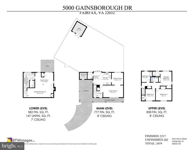 5000 GAINSBOROUGH DR, Fairfax, VA 22032