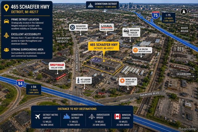 465 S Schaefer Highway, Detroit, MI 48217