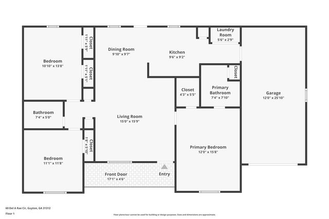 60 Del A Rae Circle, Guyton, GA 31312
