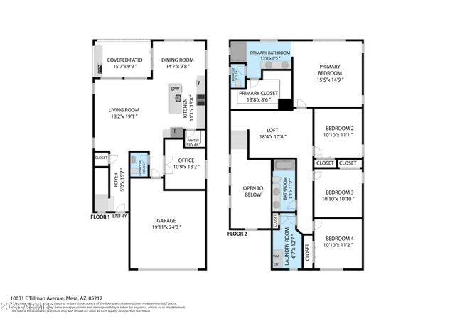 10031 E TILLMAN Avenue, Mesa, AZ 85212