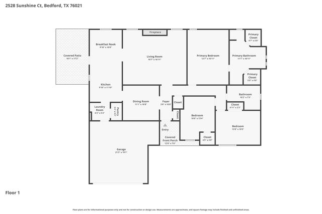 2528 Sunshine Court, Bedford, TX 76021