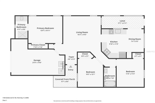 1150 GOLDENROD CIRCLE NE, Palm Bay, FL 32905