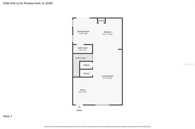 6785 47TH LANE N, Pinellas Park, FL 33781