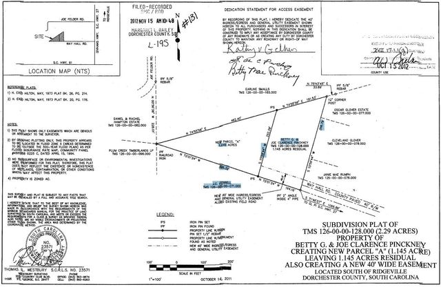 0 Way Hall Lane, Ridgeville, SC 29472