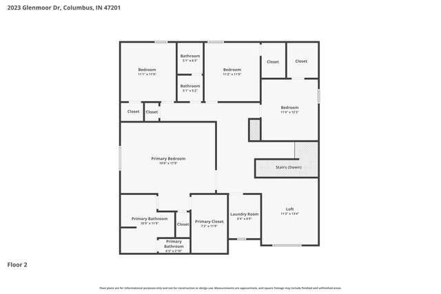 2023 Glenmoor Drive, Columbus, IN 47201