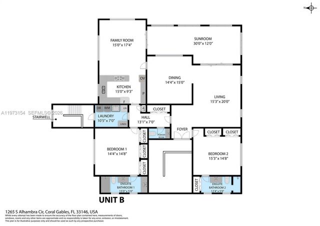 1265 S Alhambra Cir B, Coral Gables, FL 33146