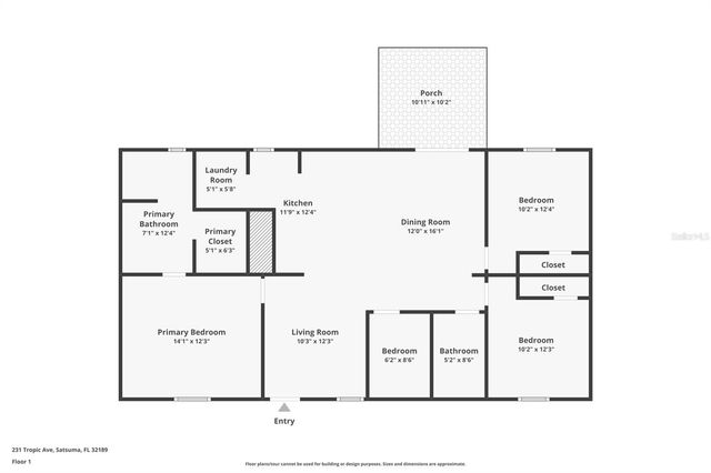 231 TROPIC AVENUE, Satsuma, FL 32189