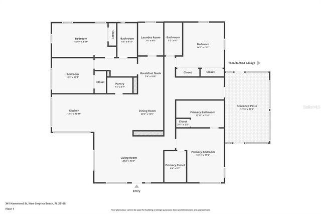 341 HAMMOND STREET, New Smyrna Beach, FL 32168