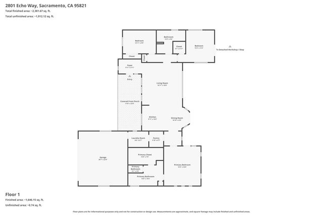 2801 Echo Way, Sacramento, CA 95821