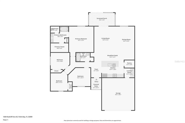 1830 RADCLIFF AVENUE SE, Palm Bay, FL 32909