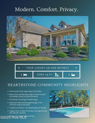 2112 Springstone Drive, Leland, NC 28451