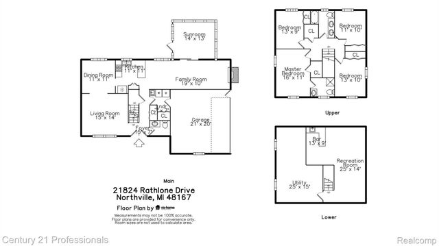 21824 RATHLONE Drive S, Novi, MI 48167