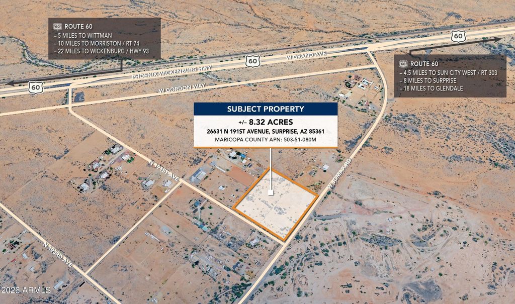 26631 N 191st Avenue -, Wittmann, AZ 85361 — exterior
