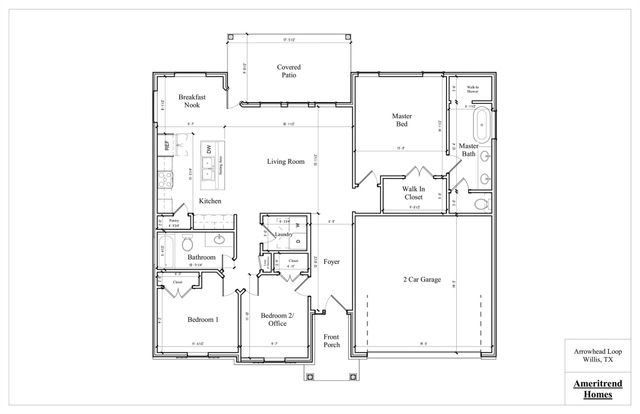 15506 Arrowhead Loop W, Willis, TX 77378