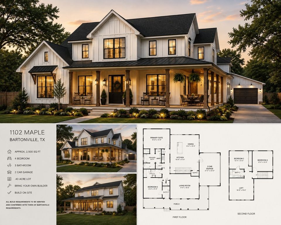 1102 Maple Drive, Bartonville, TX 76226 — exterior