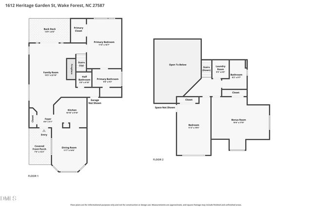 1612 Heritage Garden Street, Wake Forest, NC 27587