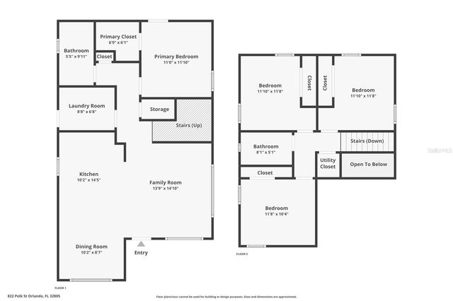 822 POLK STREET, Orlando, FL 32805