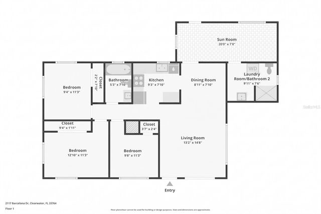 2117 BARCELONA DRIVE, Clearwater, FL 33764