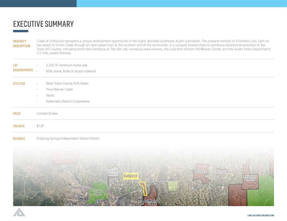 2040 Onion Creek BND, Driftwood, TX 78619