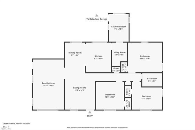2833 David AVE, Norfolk, VA 23518