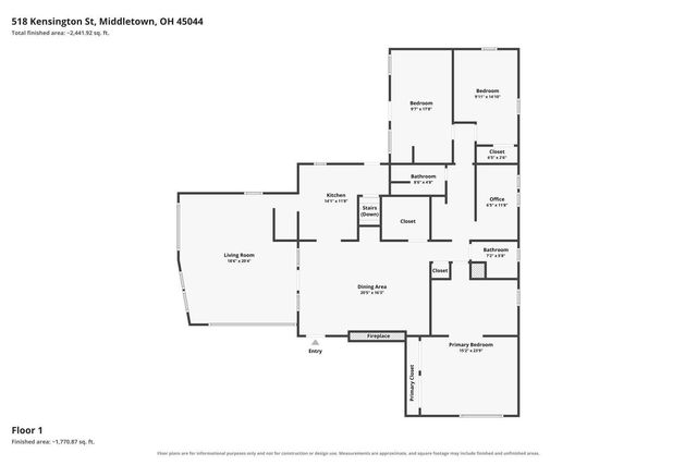 518 Kensington Street, Middletown, OH 45044