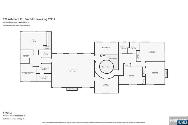 708 Ashmont Road, Franklin Lakes, NJ 07417