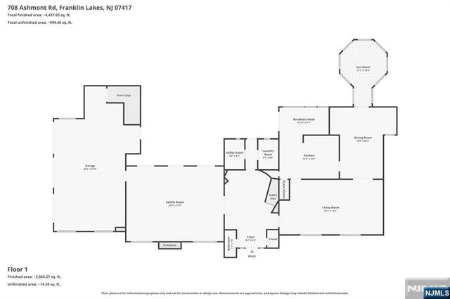 708 Ashmont Road, Franklin Lakes, NJ 07417
