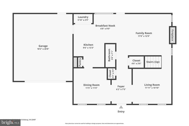 5408 S BRANCH RD, Fredericksburg, VA 22407
