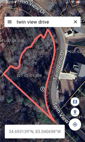 lot 19 Twin View Drive, Westminster, SC 29693