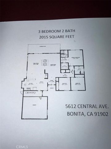 5612 Central, Bonita, CA 91902
