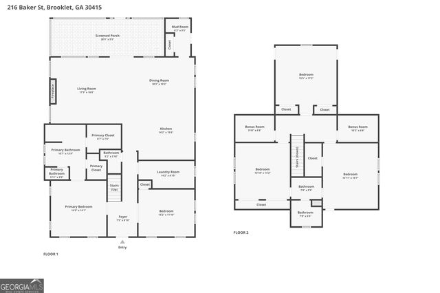 216 Baker Street, Brooklet, GA 30415