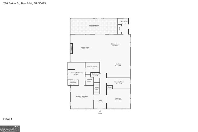 216 Baker Street, Brooklet, GA 30415