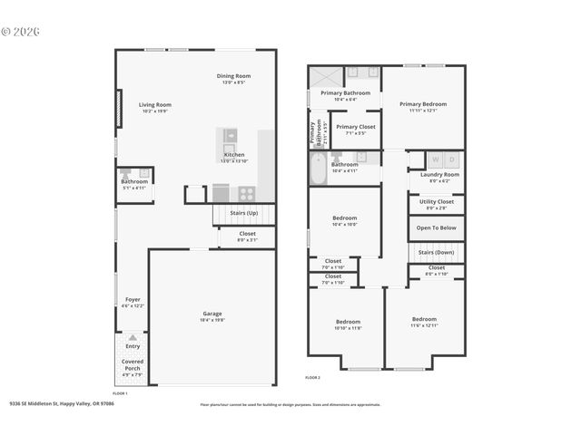 9336 Se MIDDLETON St, Happy Valley, OR 97086