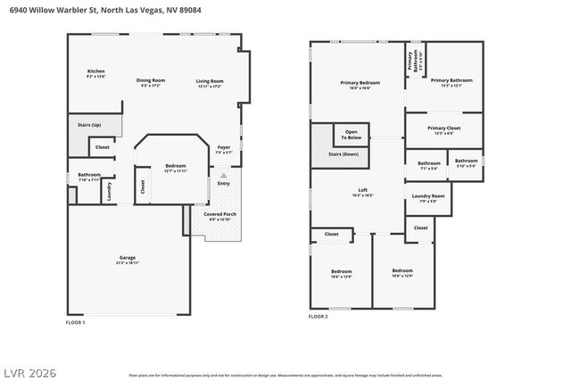 6940 Willow Warbler Street, North Las Vegas, NV 89084