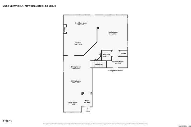 2962 Sawmill Ln, New Braunfels, TX 78130