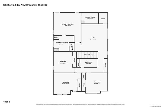 2962 Sawmill Ln, New Braunfels, TX 78130