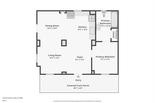 164 N Frank Road, Trinity, TX 75862