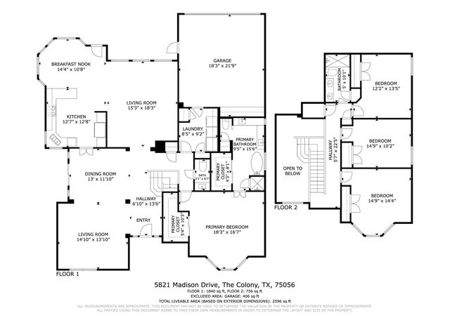 5821 Madison Drive, The Colony, TX 75056