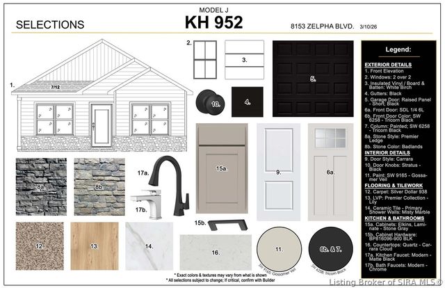 8153 - LOT 952 Zelpha Boulevard, Georgetown, IN 47122