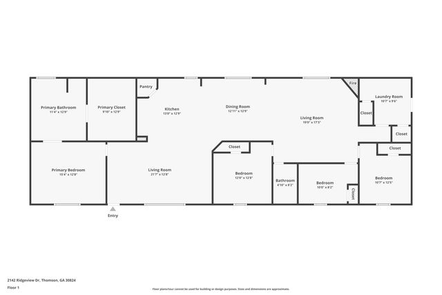 2142 Ridgeview Drive, Thomson, GA 30824