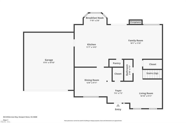 854 Wilderness WAY, Newport News, VA 23608