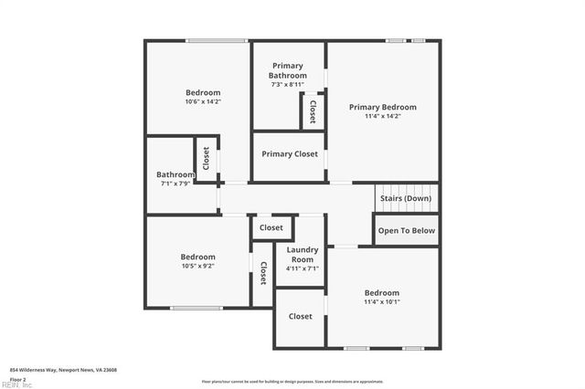 854 Wilderness WAY, Newport News, VA 23608