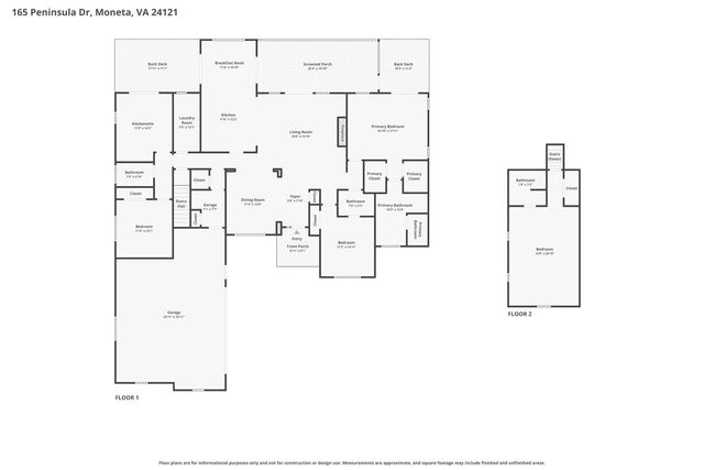 165 Peninsula DR, Moneta, VA 24121