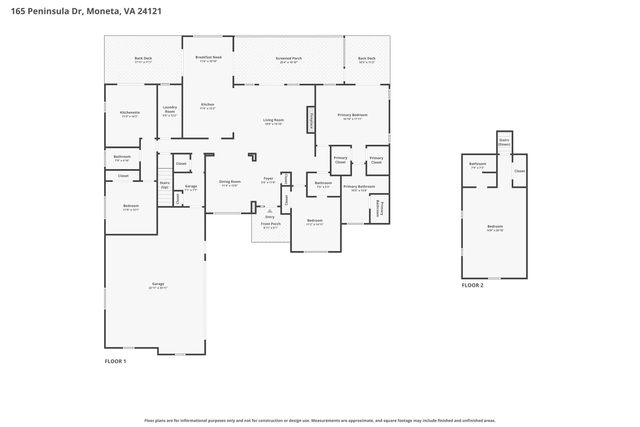 165 Peninsula DR, Moneta, VA 24121