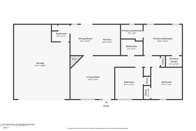 214 Woodbridge Road, Kingsland, GA 31548