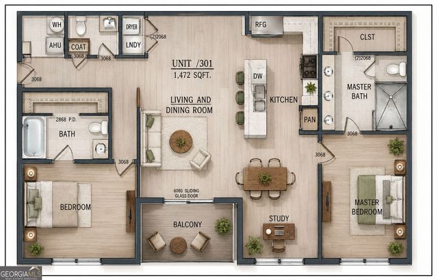 1050 Blair Lane 203, Peachtree City, GA 30269
