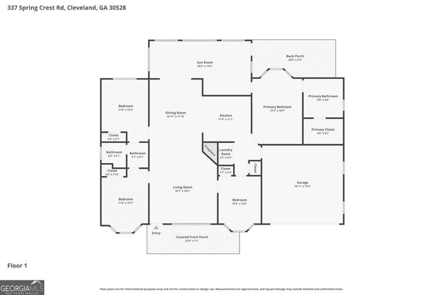 337 Spring Crest Road, Cleveland, GA 30528